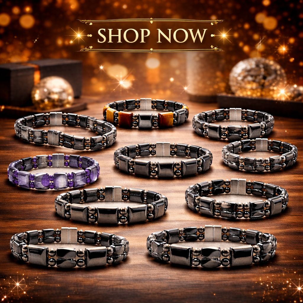 shop hematite magnetic bracelets