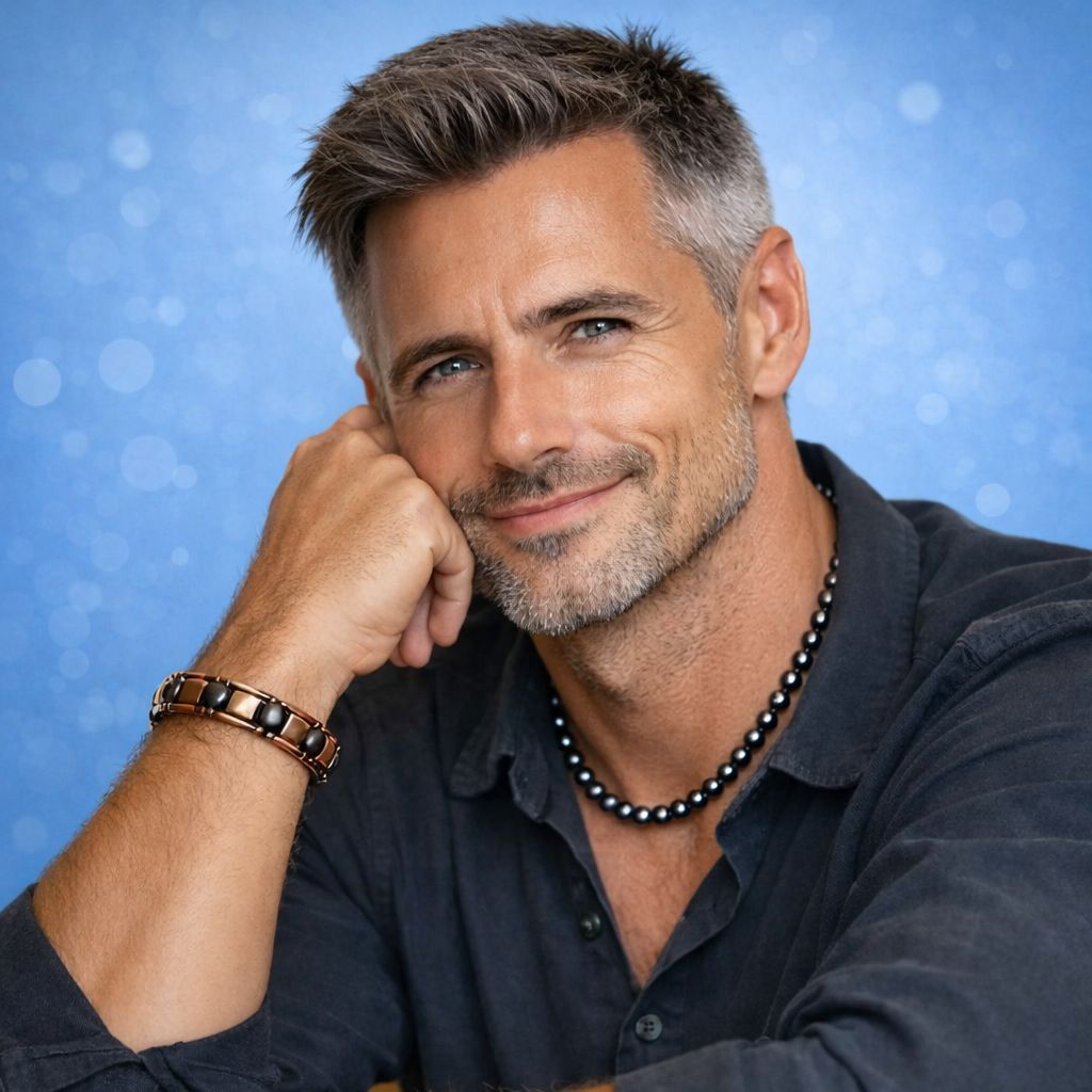 hematite magnetic barcelets for men