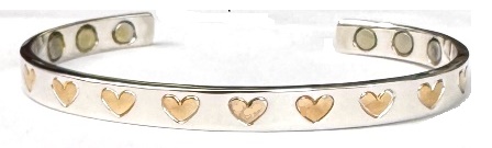Heart Magnetic Bangle Bracelet for Women #MBG5036