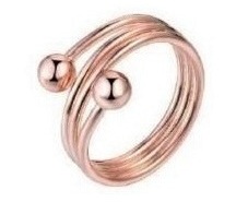 Spiral Copper Ball Magnetic Ring #MCR228