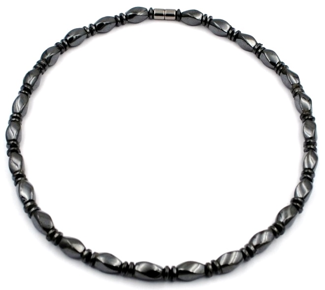 1 PC. Heavy Twisted Beads Magnetic Necklace #MN-0113