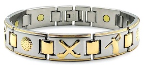 Stainless Steel Magnetic Bracelet Golfer Bracelet #SSB139